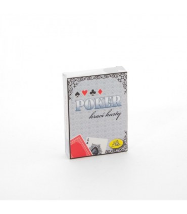 Poker - hrací karty červené