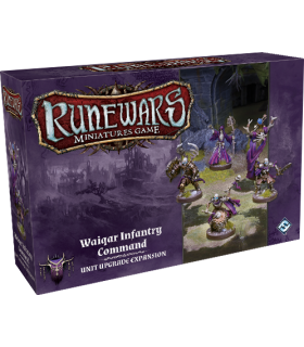 RuneWars: The Miniatures Game - Waiqar Infantry Command Unit Upgrade Expansion