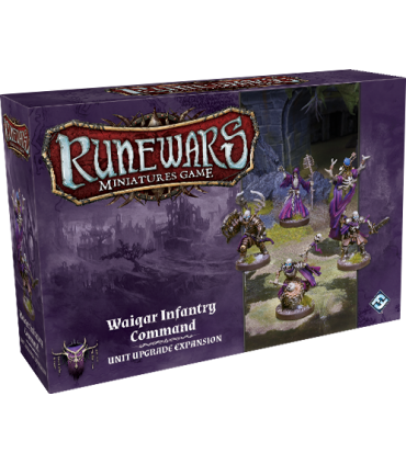 RuneWars: The Miniatures Game - Waiqar Infantry Command Unit Upgrade Expansion