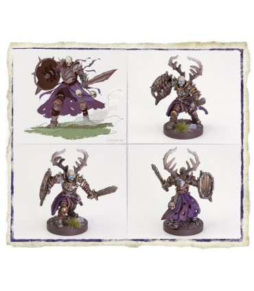 RuneWars: The Miniatures Game - Waiqar Infantry Command Unit Upgrade Expansion