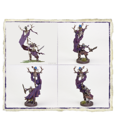 RuneWars: The Miniatures Game - Waiqar Infantry Command Unit Upgrade Expansion