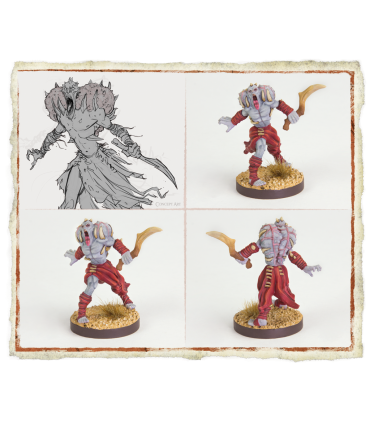 RuneWars: The Miniatures Game - Uthuk Y'llan Infantry Command Unit Upgrade Expansion