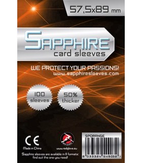 Obaly na karty 57,5x89mm (Sapphire Orange - Standard)