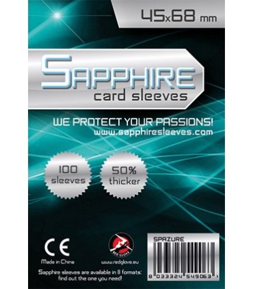 Obaly na karty 45x68mm (Sapphire Azure - Standard)