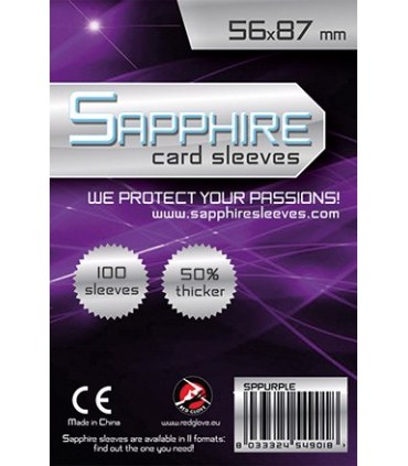 Obaly na karty 56x87mm (Sapphire Purple - Standard)