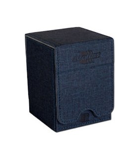 Convertible Premium Deck Box Single Vertical 100+ Standard Size Cards - Modrá