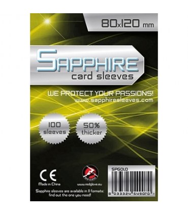 Obaly na karty 80x120mm (Sapphire Gold - Standard)