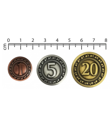 Sada univerzálních kovových mincí (50 ks)