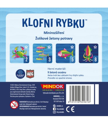 Klofni rybku: Minirozšíření žolíkové žetony potravy