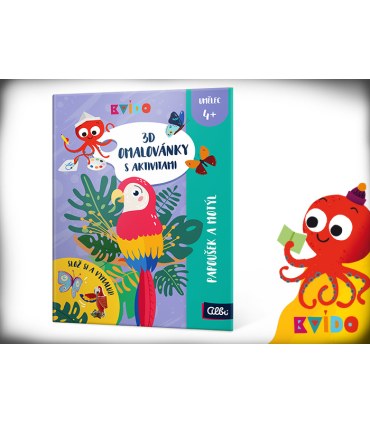 Kvído: 3D omalovánky s aktivitami