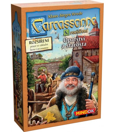 Carcassonne: Opatství a starosta (5. rozšíření)